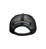 Chrome Hearts Hollywood Cross King Taco Trucker Cap "Black/White"