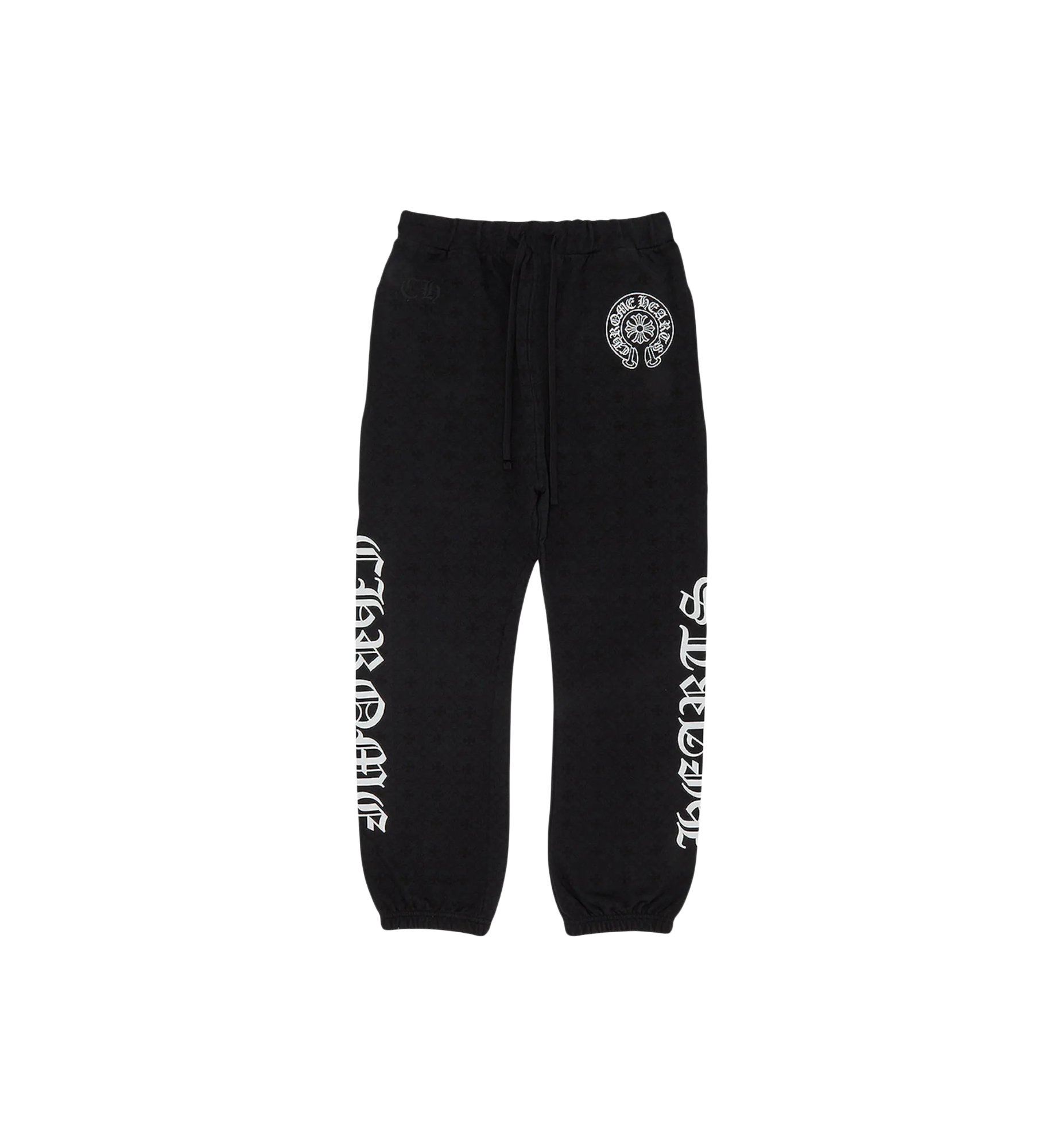 Chrome Hearts All Over Monogram Horseshoe Logo Sweatpants "Black"