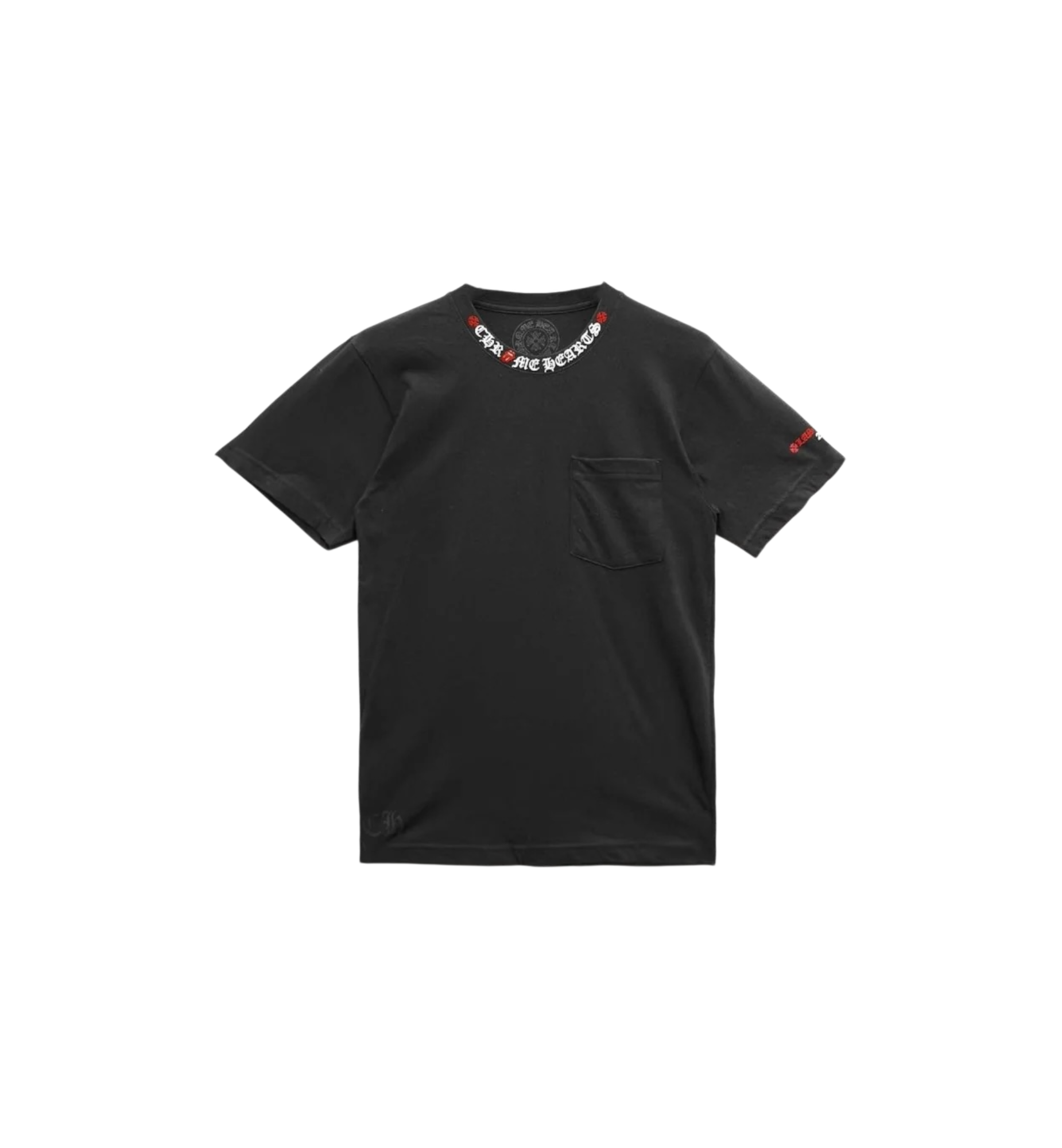 Chrome Hearts Rolling Stone Tongue Scroll T-Shirt "Black"