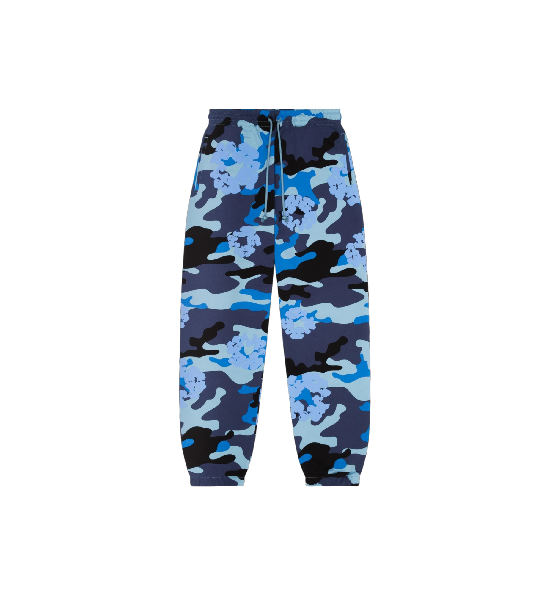 Denim Tears The Cotton Wreath Sweatpants "Blue Camo"