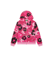 Denim Tears The Cotton Wreath Zip Sweatshirt "Pink Camo"