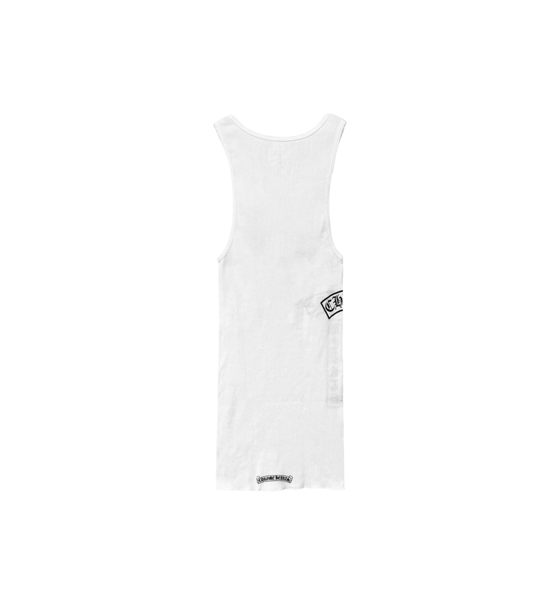 Chrome Hearts Vertical Logo Tank Top "White" (Women's)