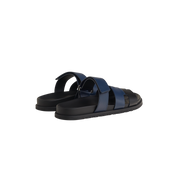 Hermes Chypre Sandal "Bleu Obscur/Noir"