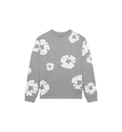 Denim Tears Cotton Wreath L/S T-Shirt "Grey"
