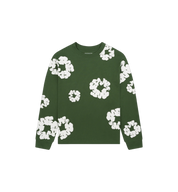 Denim Tears Cotton Wreath L/S T-Shirt "Green"