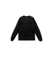 Chrome Hearts 1988 Neck Logo L/S T-Shirt "Black/Blue"