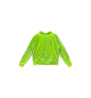 Chrome Hearts Miami Exclusive Script Logo Hoodie "Neon Green"