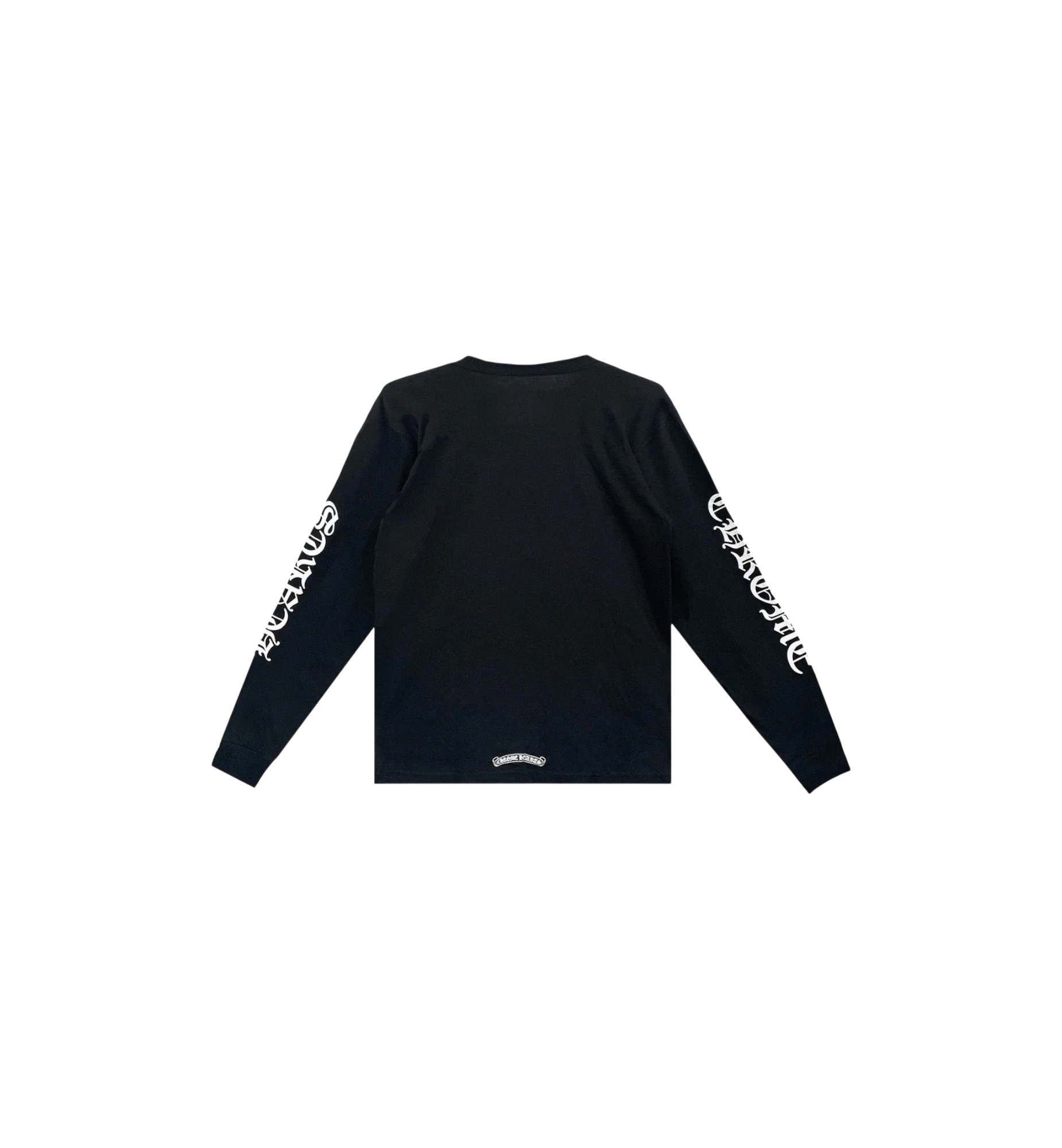Chrome Hearts Script Collar Logo L/S Tee "Black"