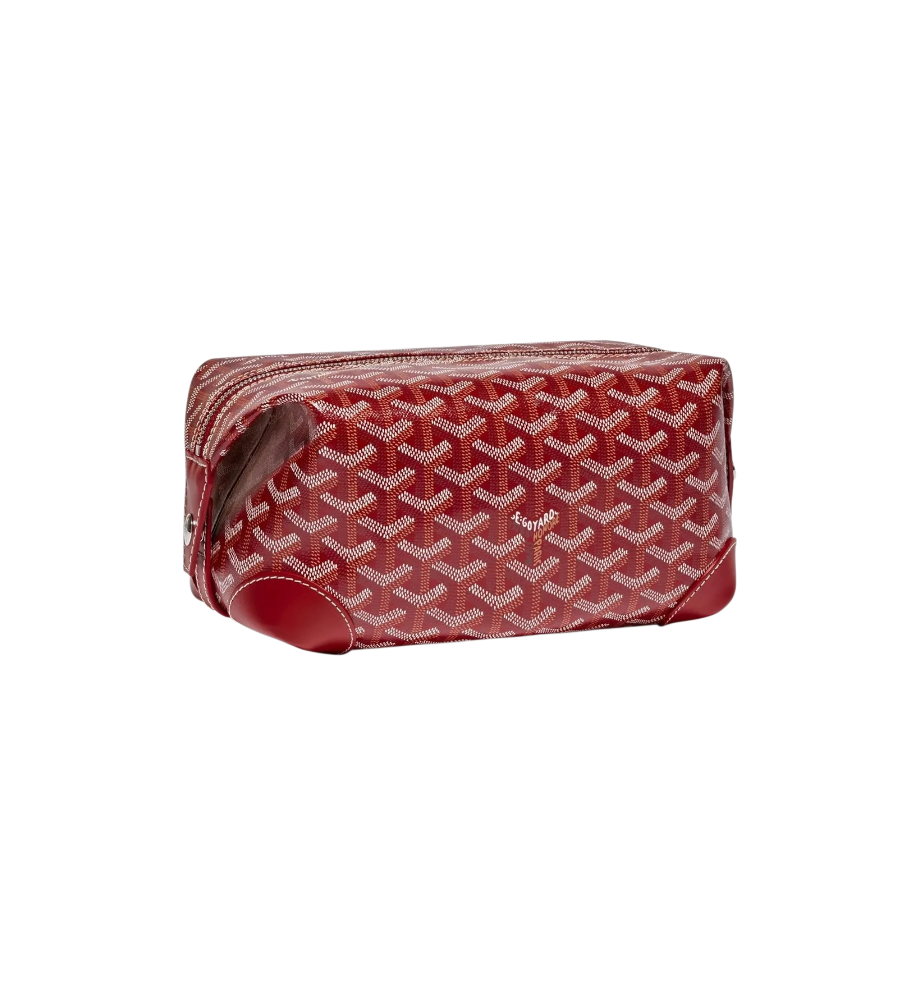 Goyard Bowling 25 Toiletry Bag "Red"