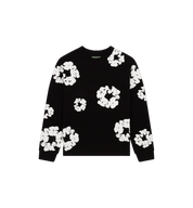 Denim Tears Cotton Wreath L/S T-Shirt "Black"