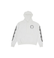 Chrome Hearts Floral Horseshoe Hoodie "White"