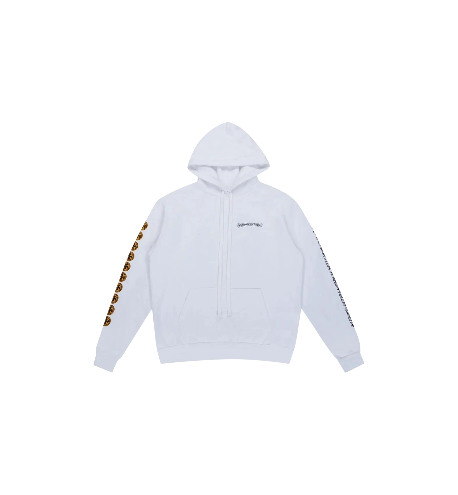 Chrome Hearts Cross Hoodie "White/Yellow"