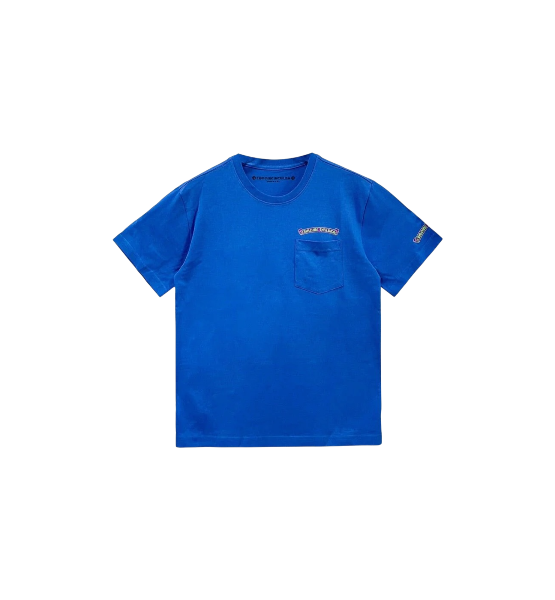 Chrome Hearts Scroll Logo Tee "Blue"