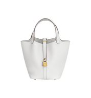 Hermes Picotin Lock 18 Bag "New White"