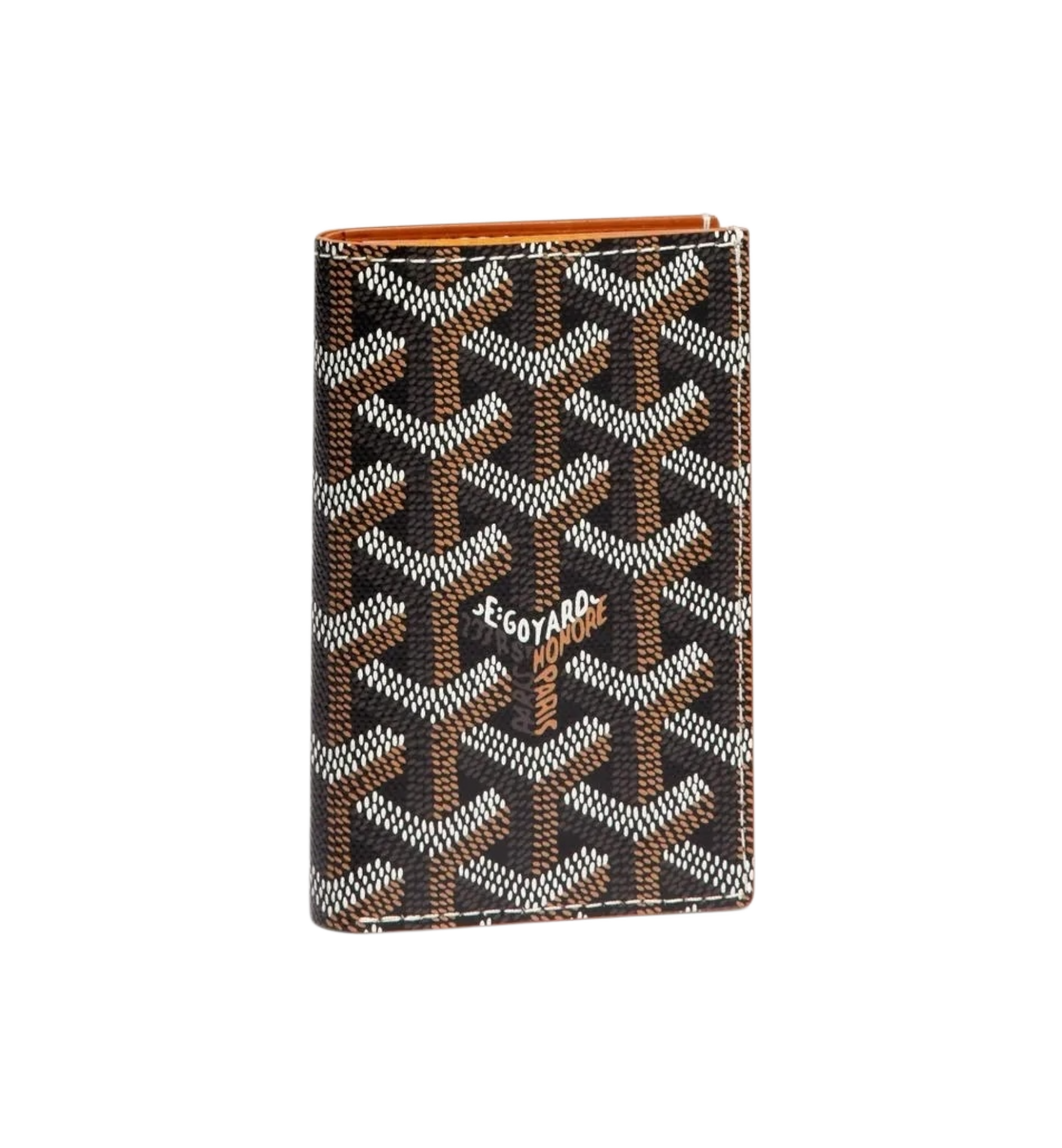 Goyard Saint Pierre Card Holder "Black & Tan"