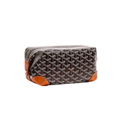 Goyard Bowling 25 Toiletry Bag "Black & Tan"