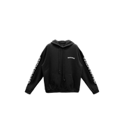 Chrome Hearts Scroll Logo Pullover Hoodie "Black"