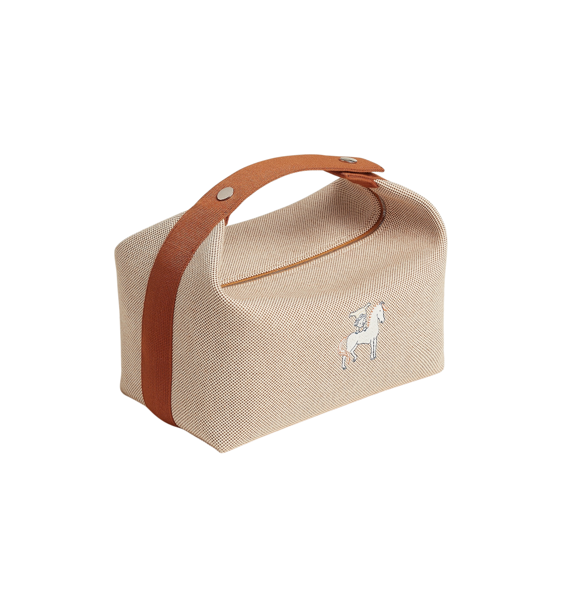 Hermes Bride-A-Brac Cabriole Case Large "Biscuit"