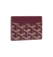 Goyard Saint Sulpice Card Wallet “Burgundy"