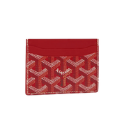 Goyard Saint Sulpice Card Wallet "Red"