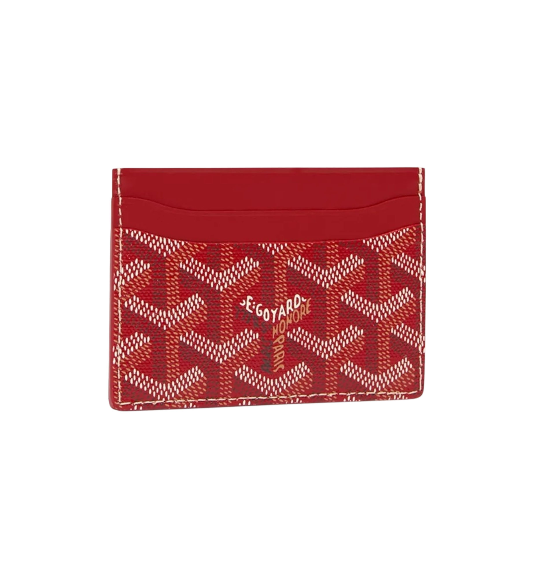Goyard Saint Sulpice Card Wallet "Red"