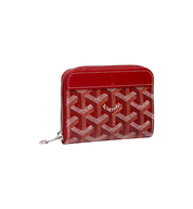 Goyard Matignon Mini Wallet "Red"