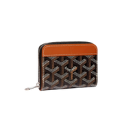 Goyard Matignon Mini Wallet "Black & Tan"