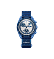 Swatch x Omega Bioceramic Moonswatch Mission to the Moonphase "Super Blue"