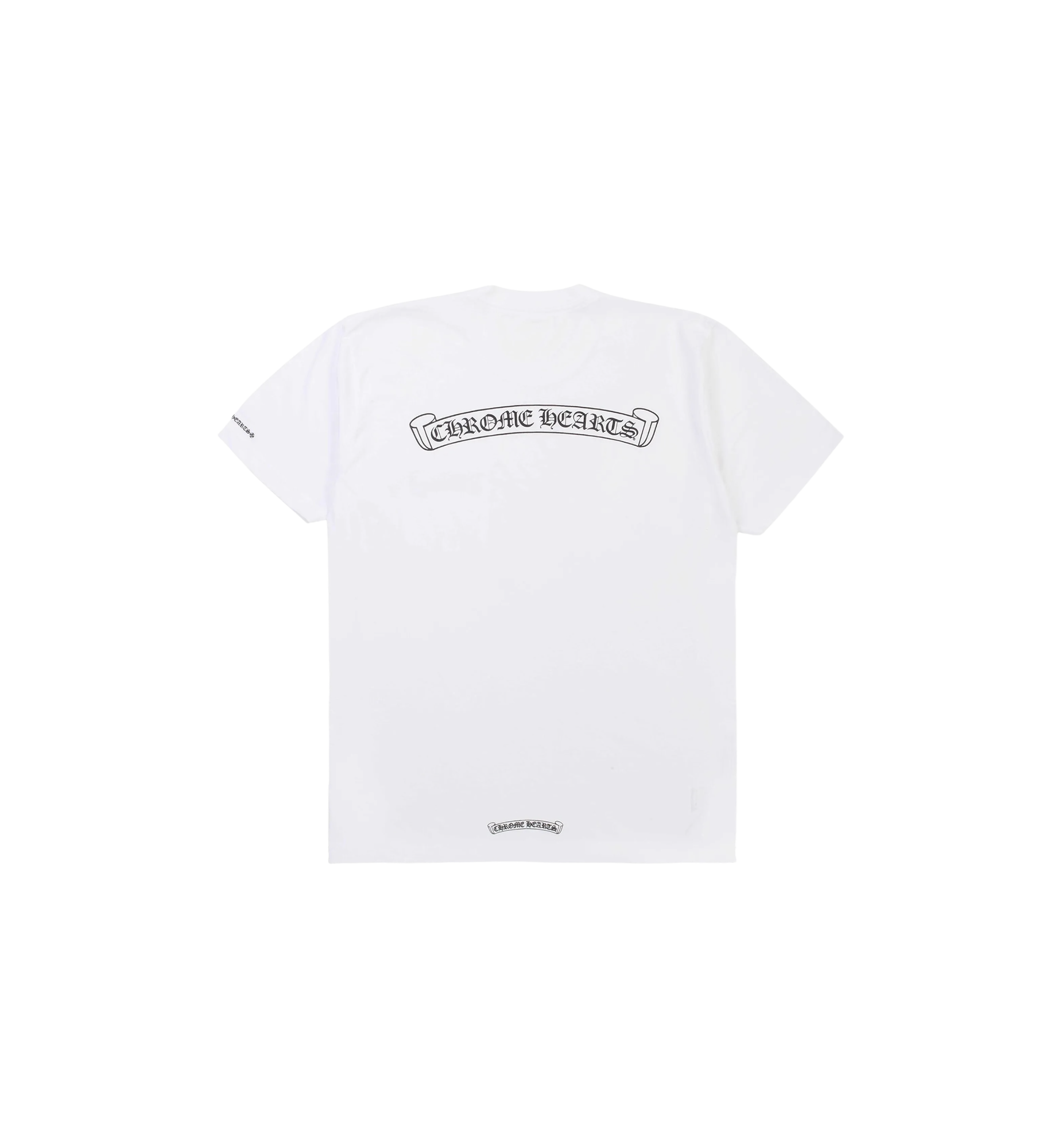 Chrome Hearts Scroll Logo Pocket T-Shirt "White"