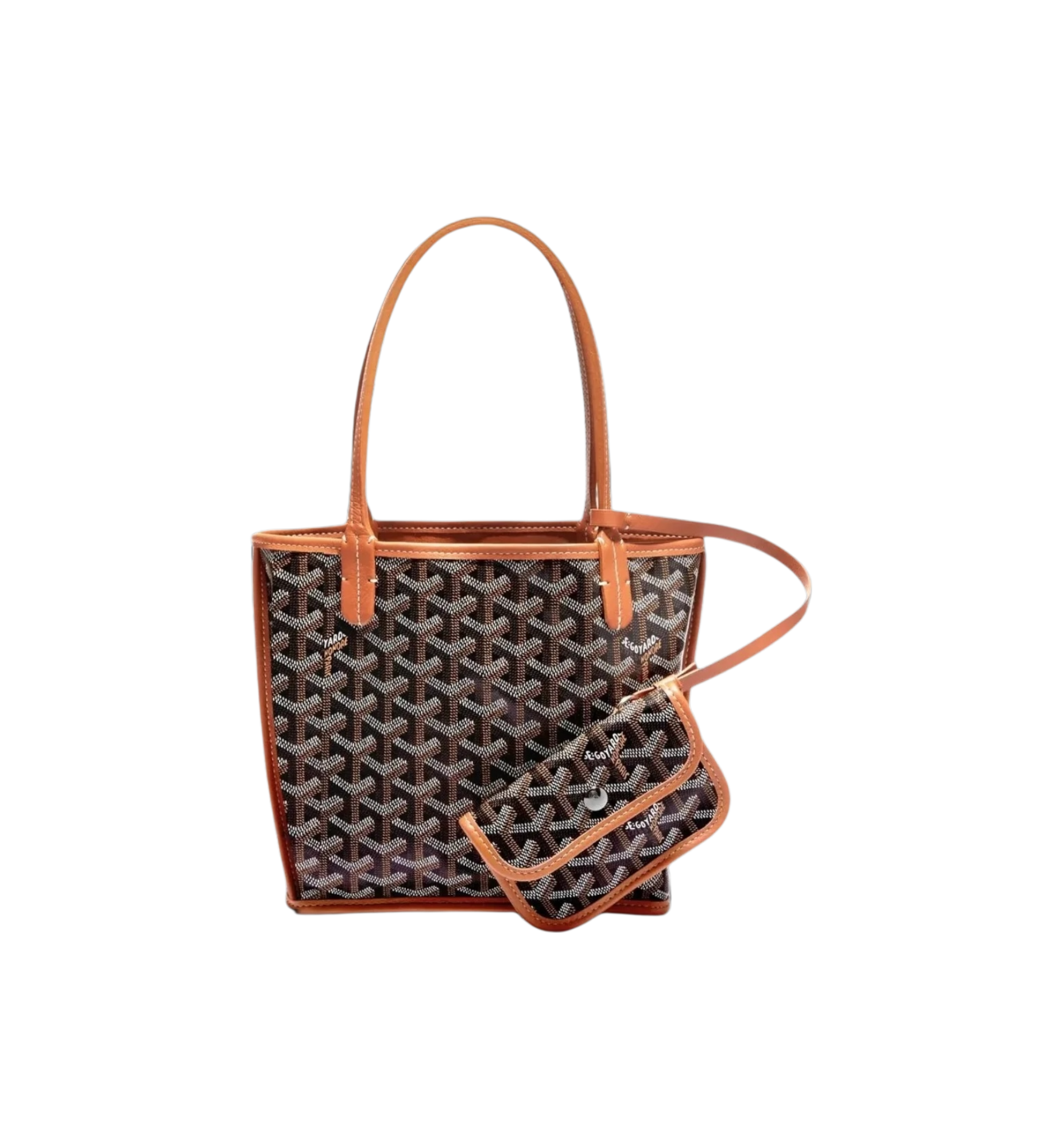 Goyard Anjou Mini Tote "Black & Tan"
