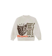 Travis Scott D.L.T.L.F.R.T. Crewneck "Cream"