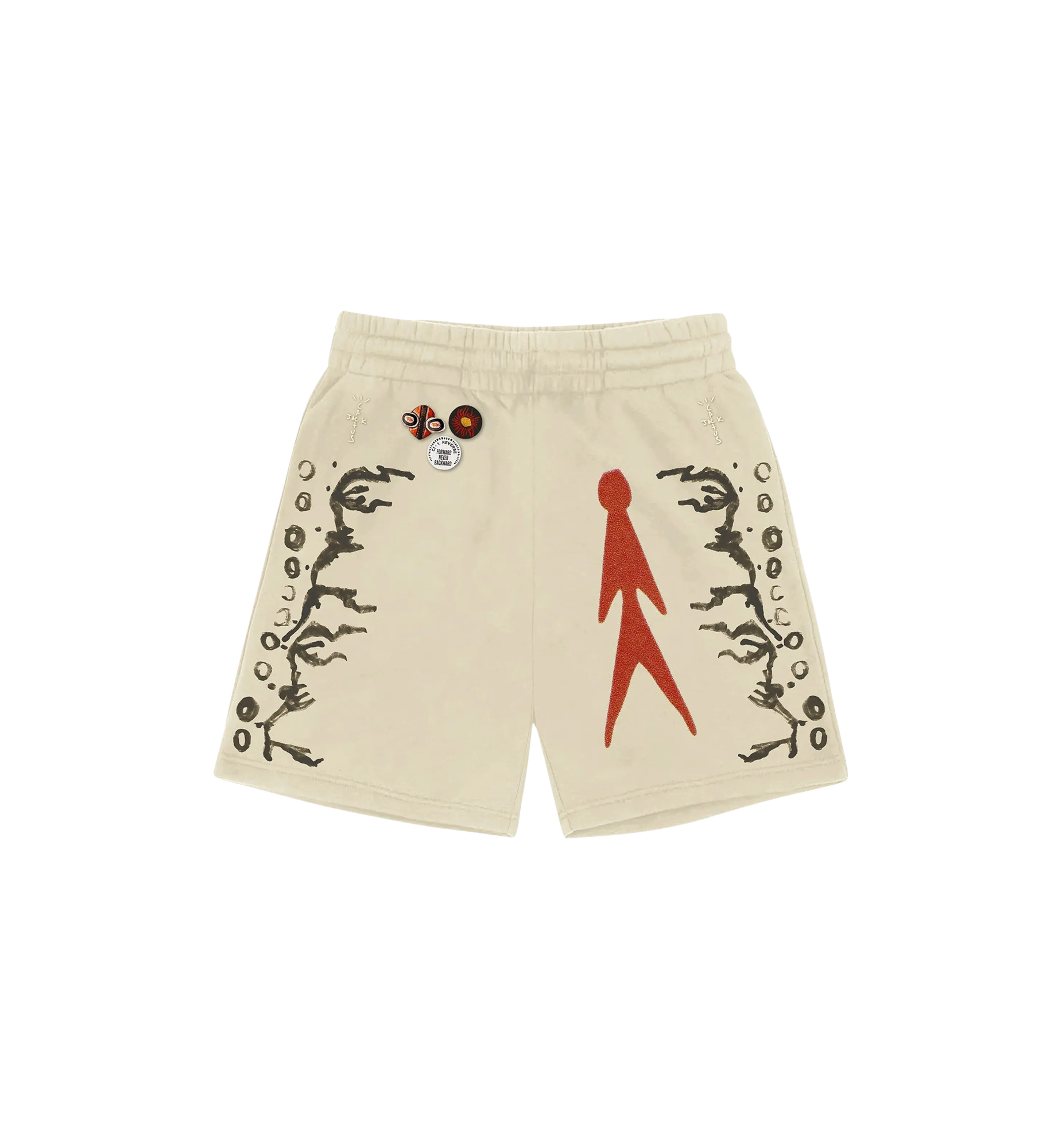 Travis Scott Character Shorts "Natural"