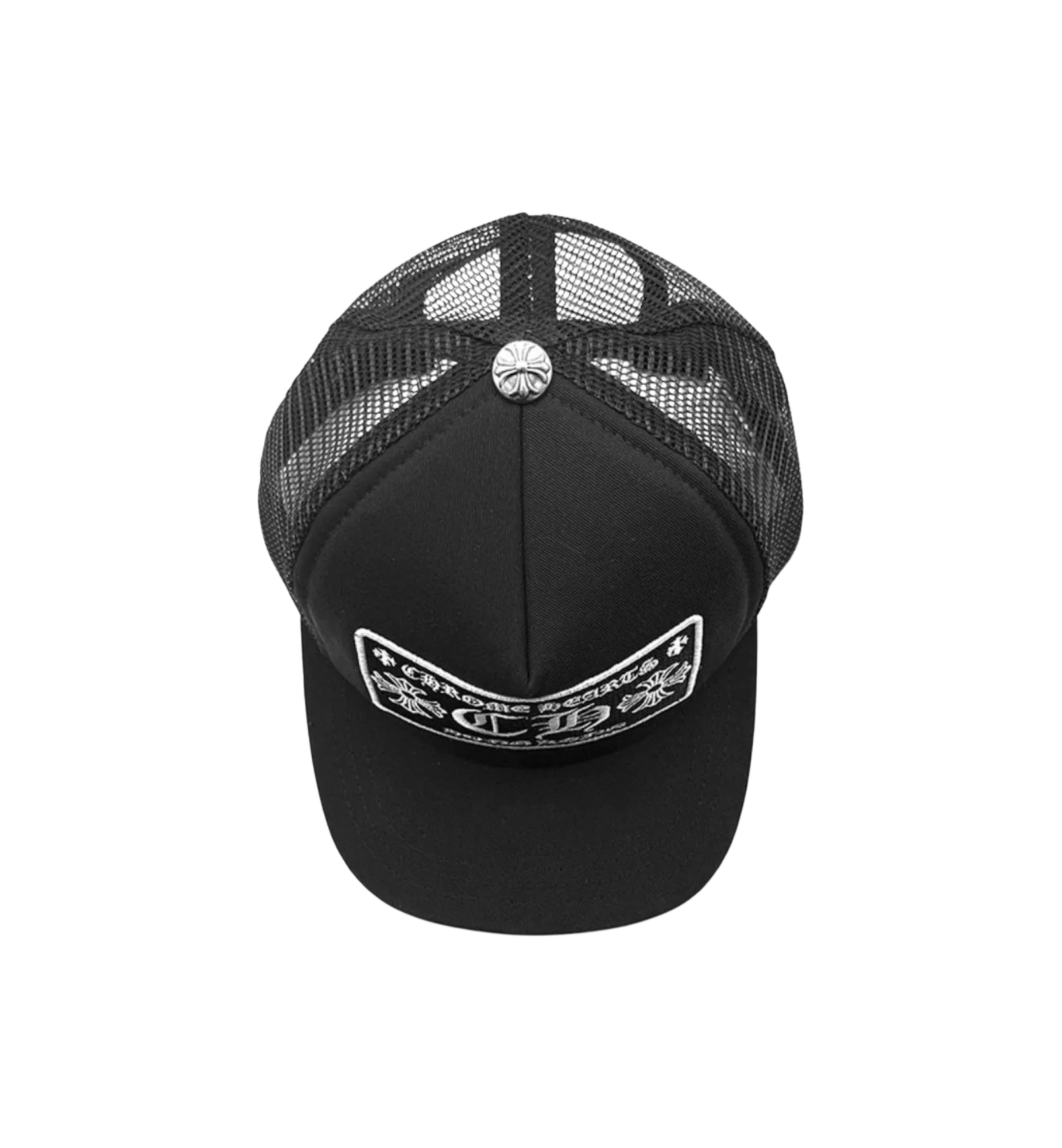 Chrome Hearts Hong Kong CH Logo Trucker Cap "Black"