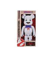 BE@RBRICK x Ghostbusters Stay Puft Marshmellow Man 1000% "White Chrome"