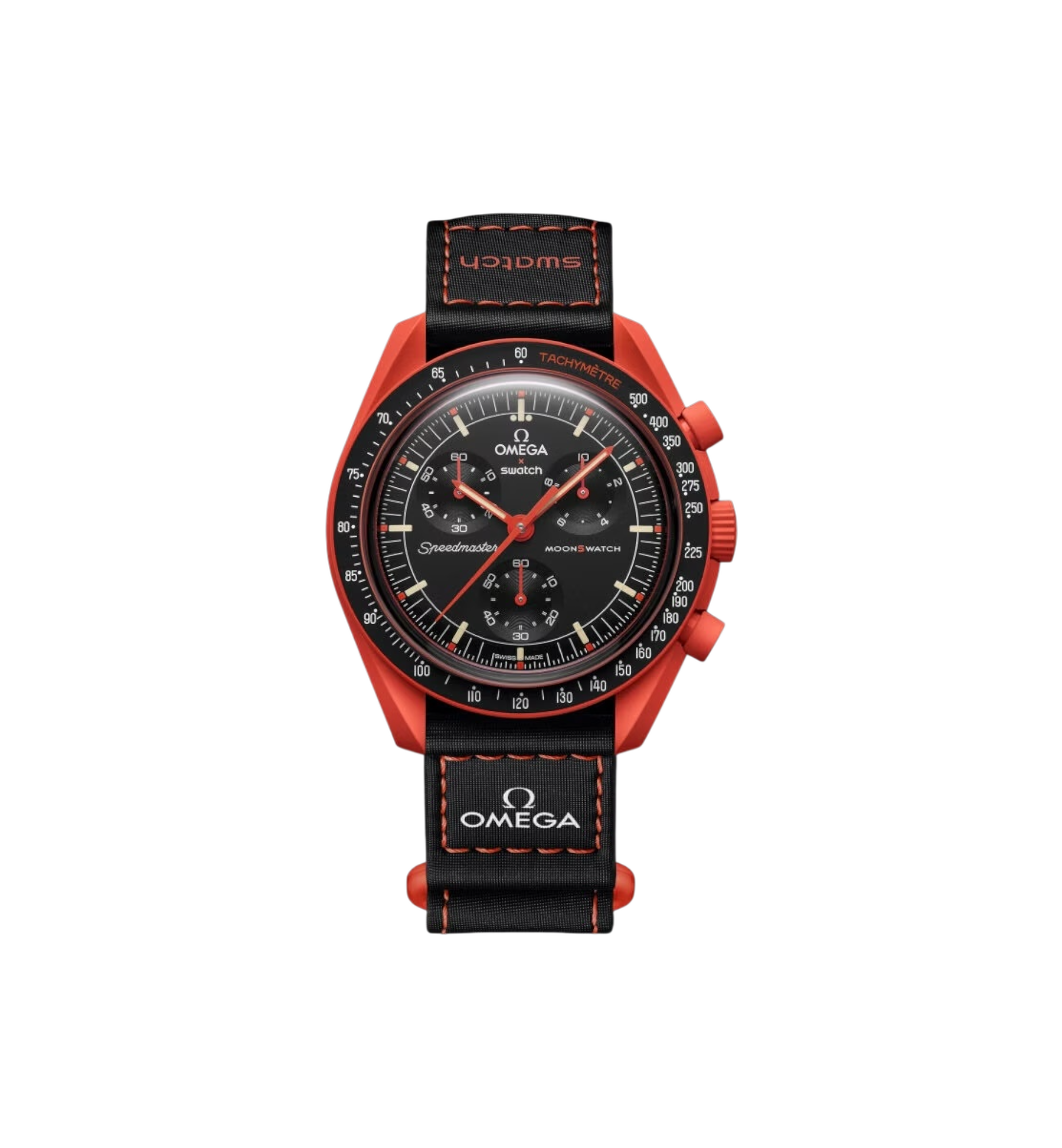 Swatch x Omega Bioceramic Moonswatch Mission On Earth "Lava"