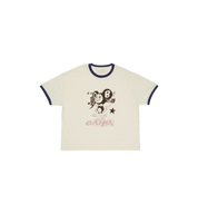 Travis Scott Cactus Jack x Fragment x Takashi Murakami Tokyo Ringer Tee "Multicolor"