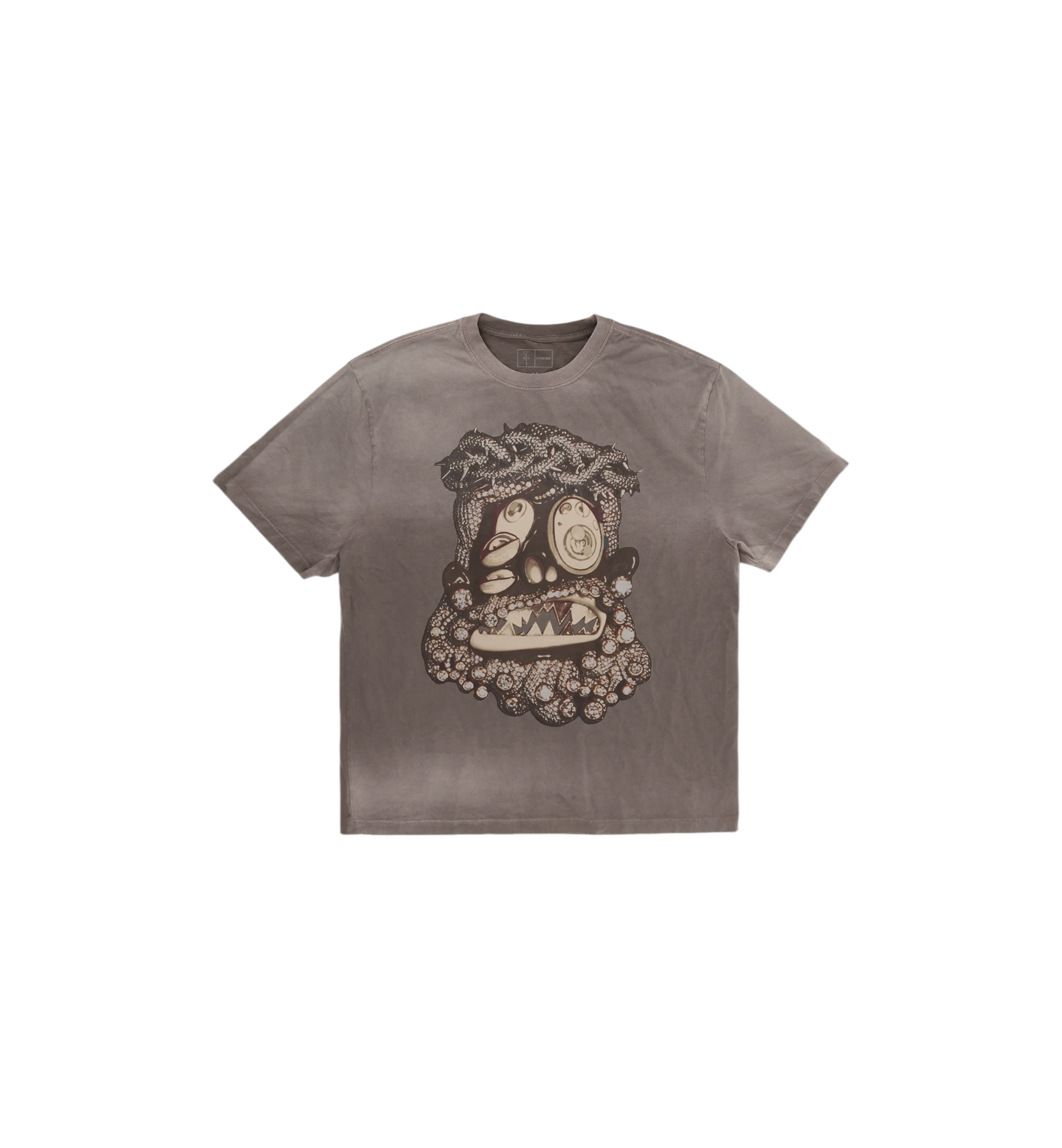 Travis Scott Cactus Jack x Takashi Murakami Melted Utopia Dream Tee "Brown"