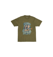 Travis Scott Cactus Jack x Takashi Murakami Melted Utopia Dream Zodiac Tee "Olive"