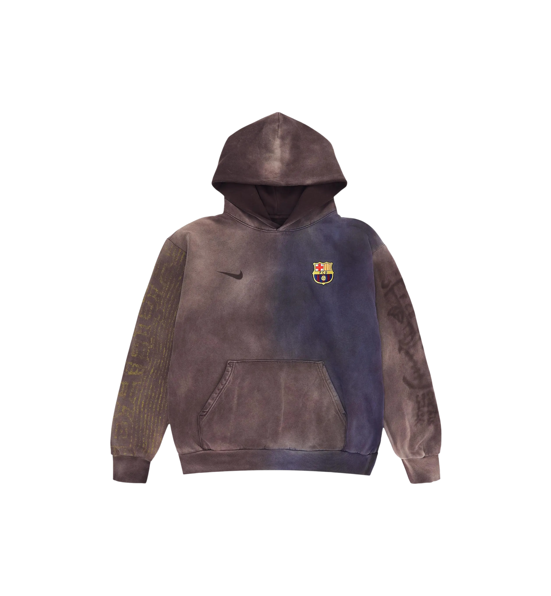 Travis Scott x Nike x FC Barcelona Split-Dye Crest Hoodie "Multicolor"