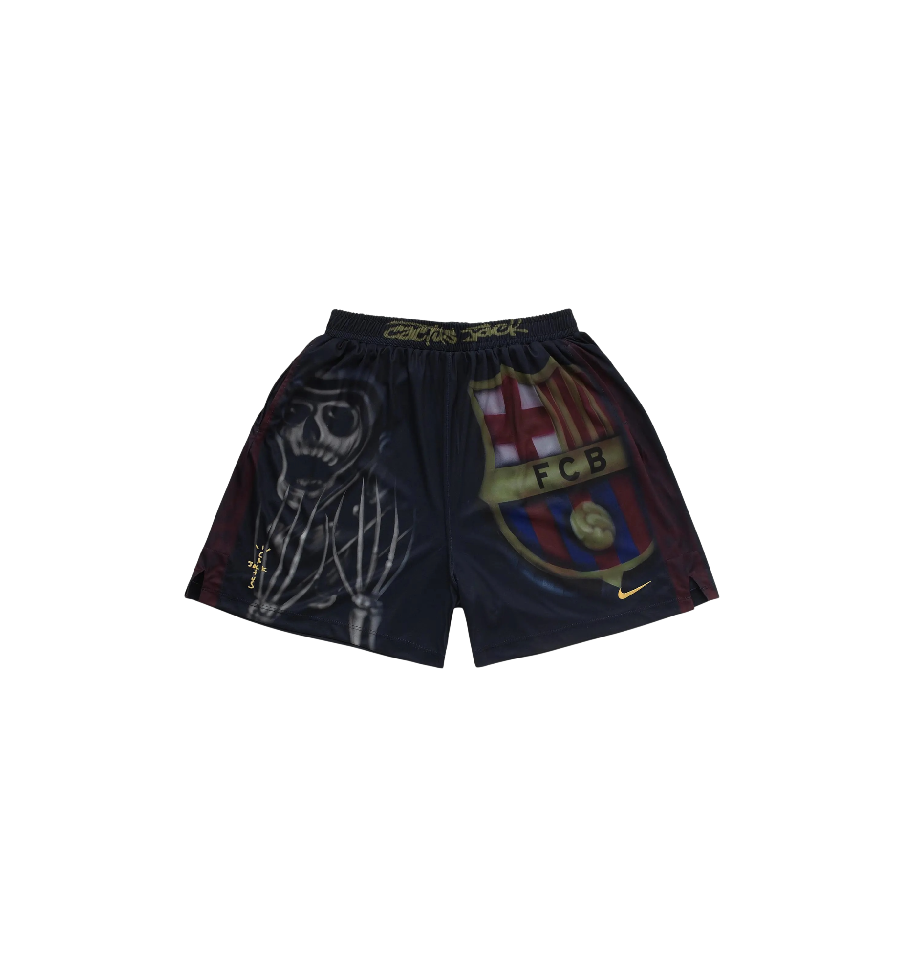 Travis Scott x Nike x FC Barcelona Skeleton Home Shorts "Multicolor"