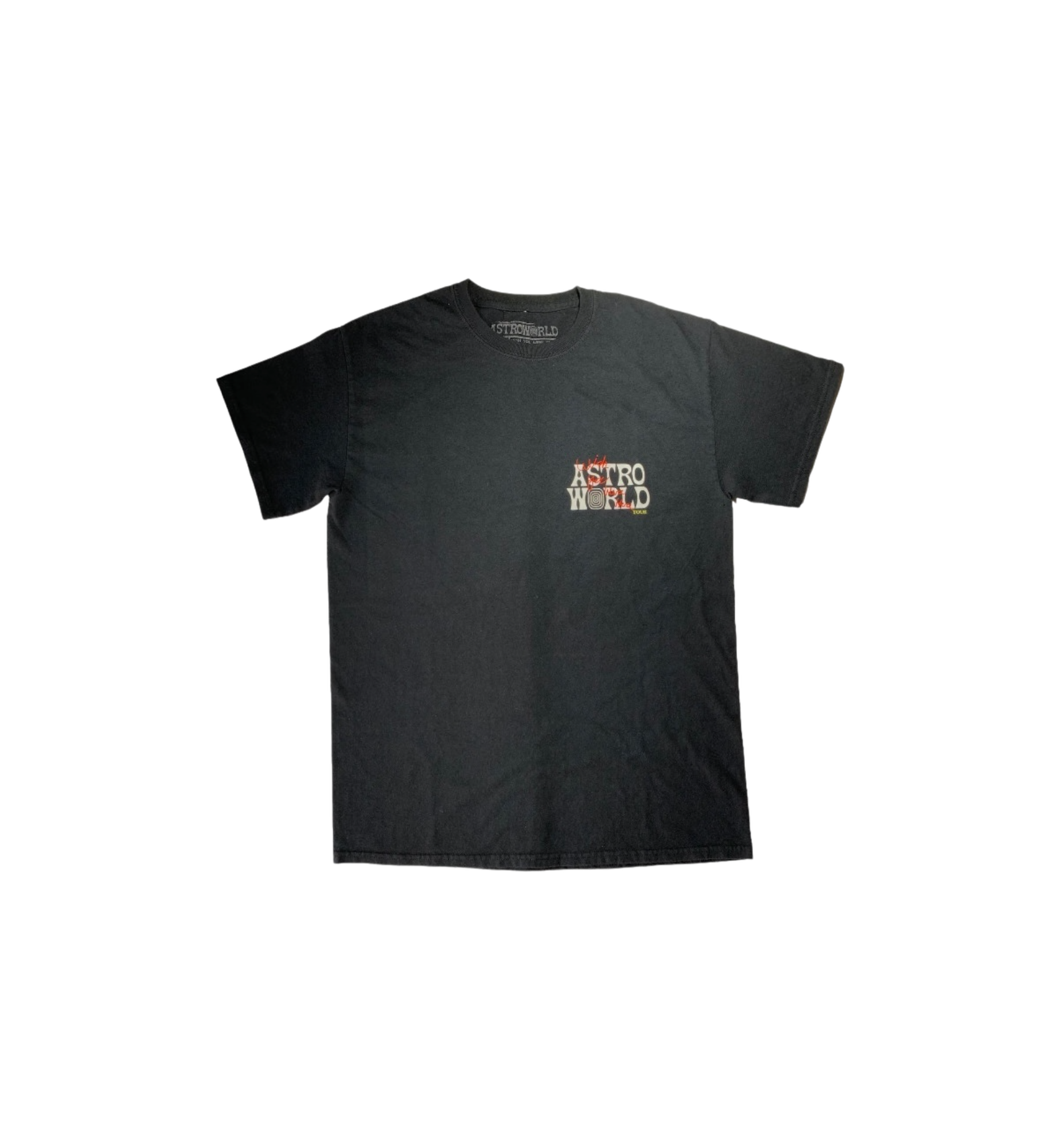 Travis Scott Astroworld Tour Wish You Were Here Tee "Black"