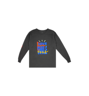 Travis Scott x McDonald's Smile L/S T-Shirt "Washed Black"