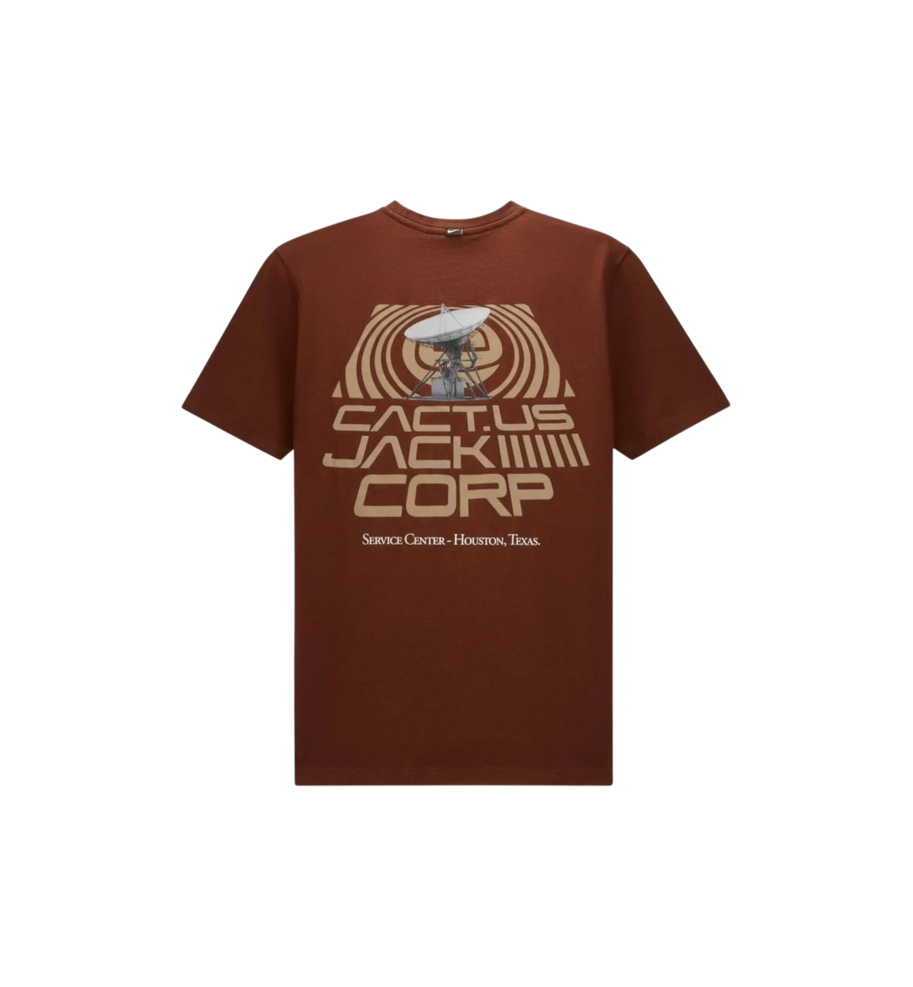 Travis Scott CACT.US CORP x Nike U NRG BH T-Shirt "Brown"