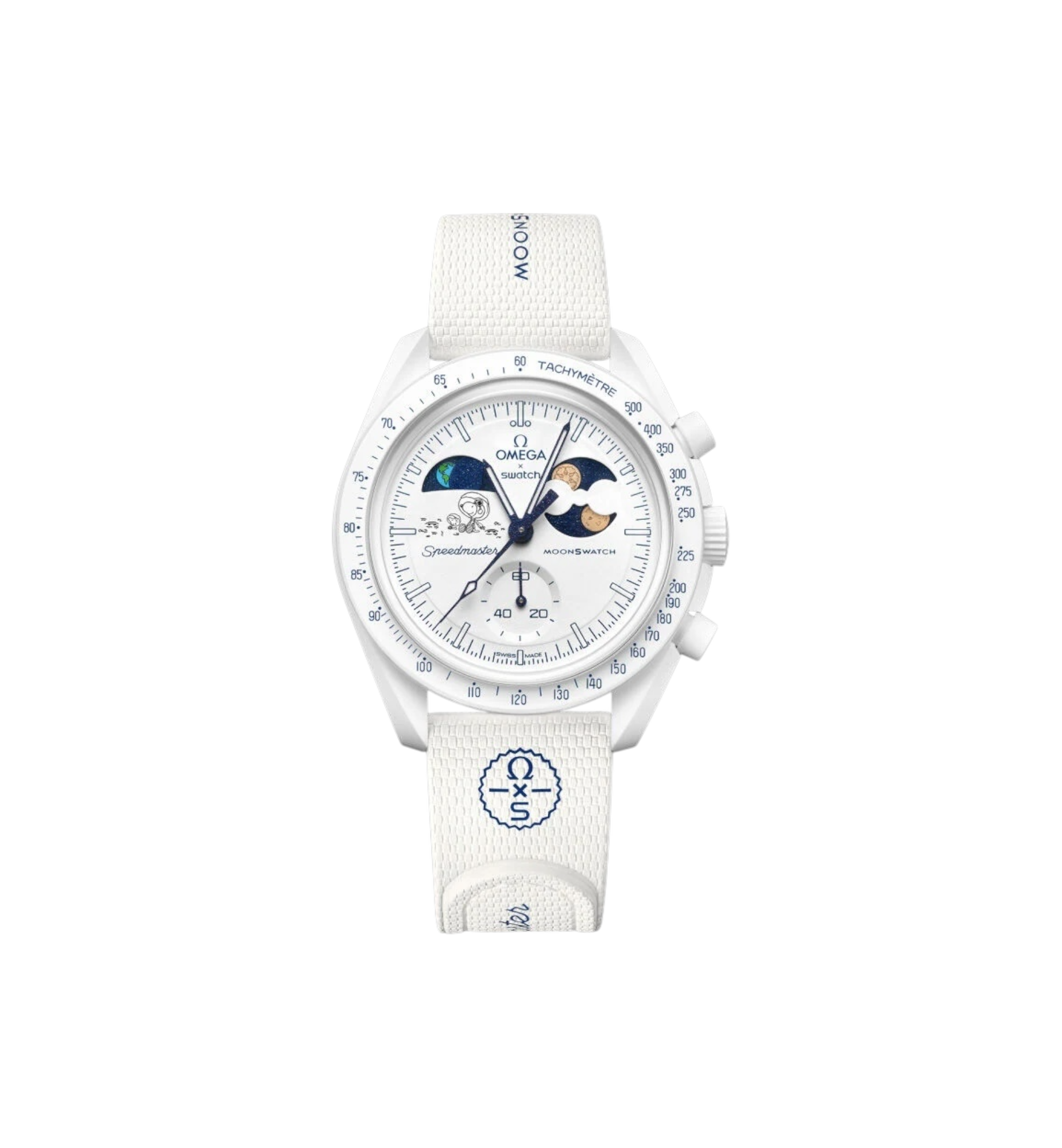 Swatch x Omega Bioceramic Moonswatch Mission To Earthphase Moonshine Gold "Cold Moon"