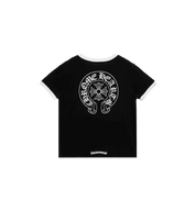Chrome Hearts Horseshoe Logo Tee "Black/White" (Women's)