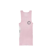 Chrome Hearts Deadly Doll Rib Art Basel Flora Tank Top "Pink" (Women's)