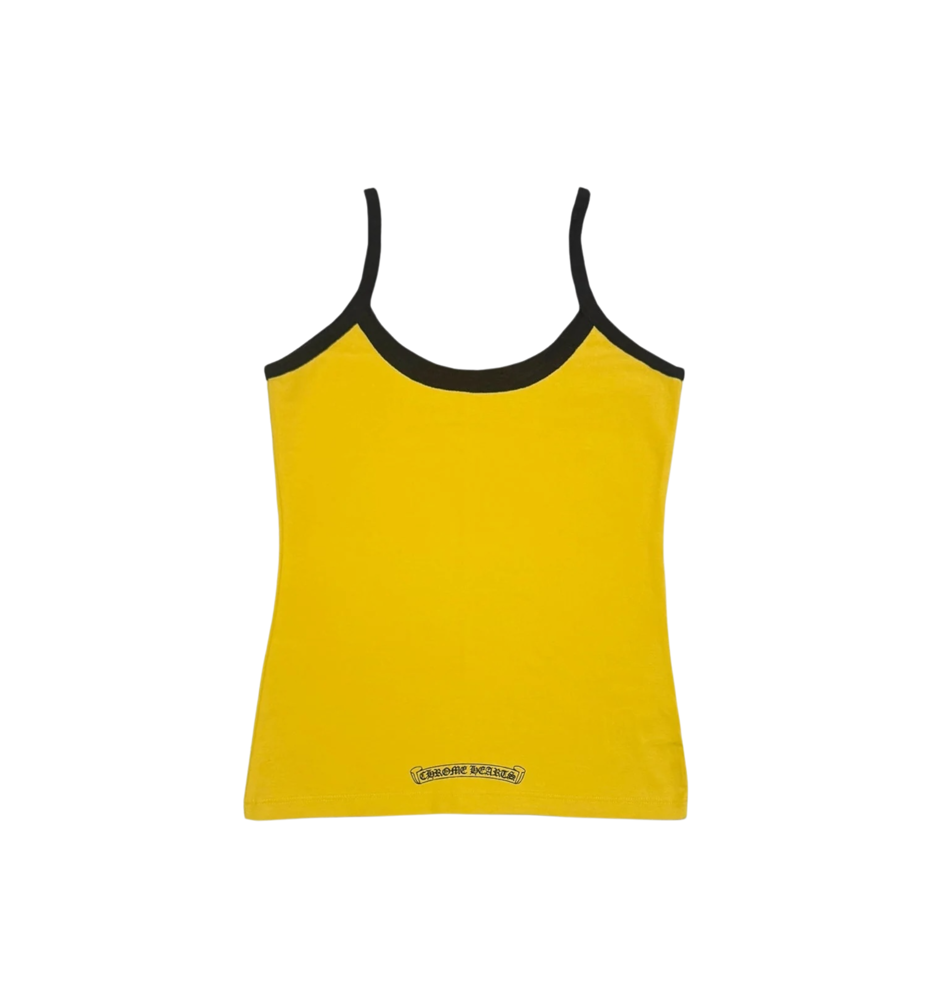 Chrome Hearts Horseshoe Logo Tank Top "Yellow" (Women's)