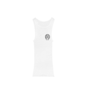 Chrome Hearts Horseshoe Logo Tank Top "White" (Women's)