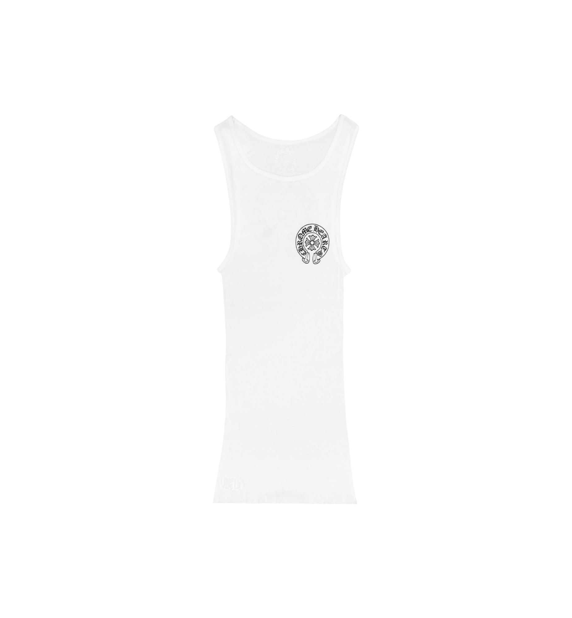 Chrome Hearts Horseshoe Logo Tank Top "White" (Women's)