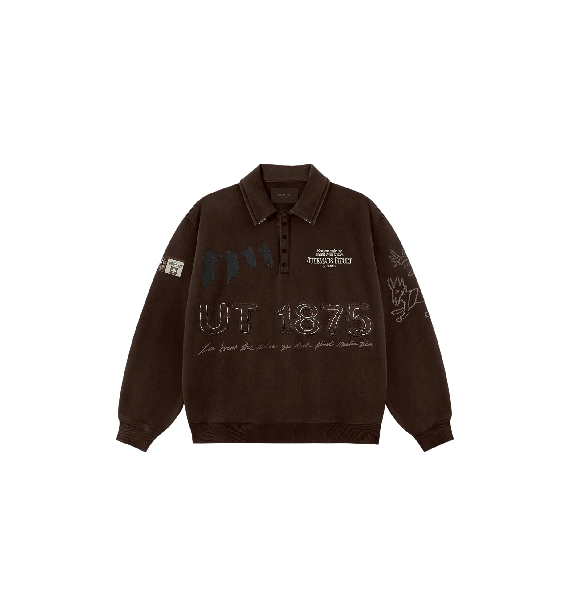 Travis Scott CJ x Audemars Piguet Rugby Sweater "Dark Brown"